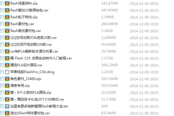 Flash CS6 & CS5视频教程全集，从入门到精通，附简体中文软件教程与独家素材