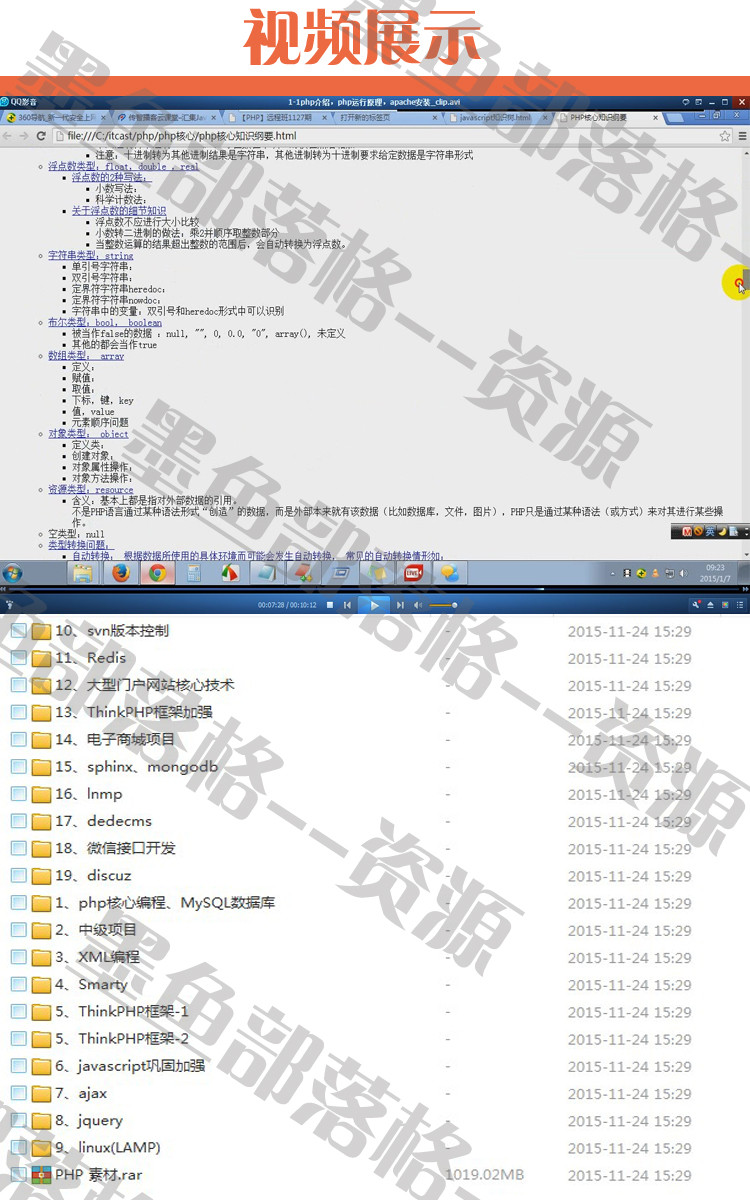 全新发布，第34期PHP培训视频教程，涵盖基础至就业，微信开发与Discuz二次开发一网打尽