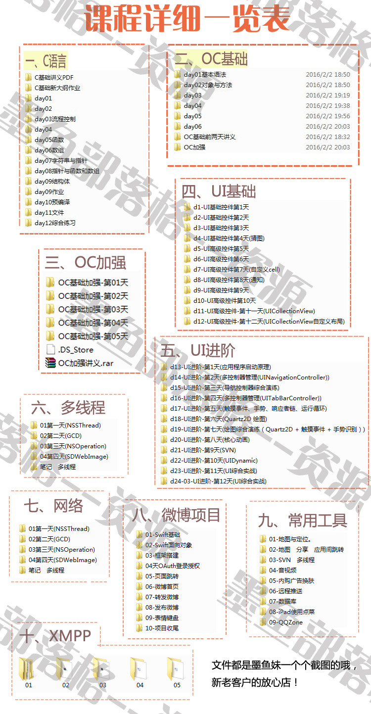 2015年8-12月传智播客黑马iOS9全套视频教程，OC/Swift软件开发深度解析