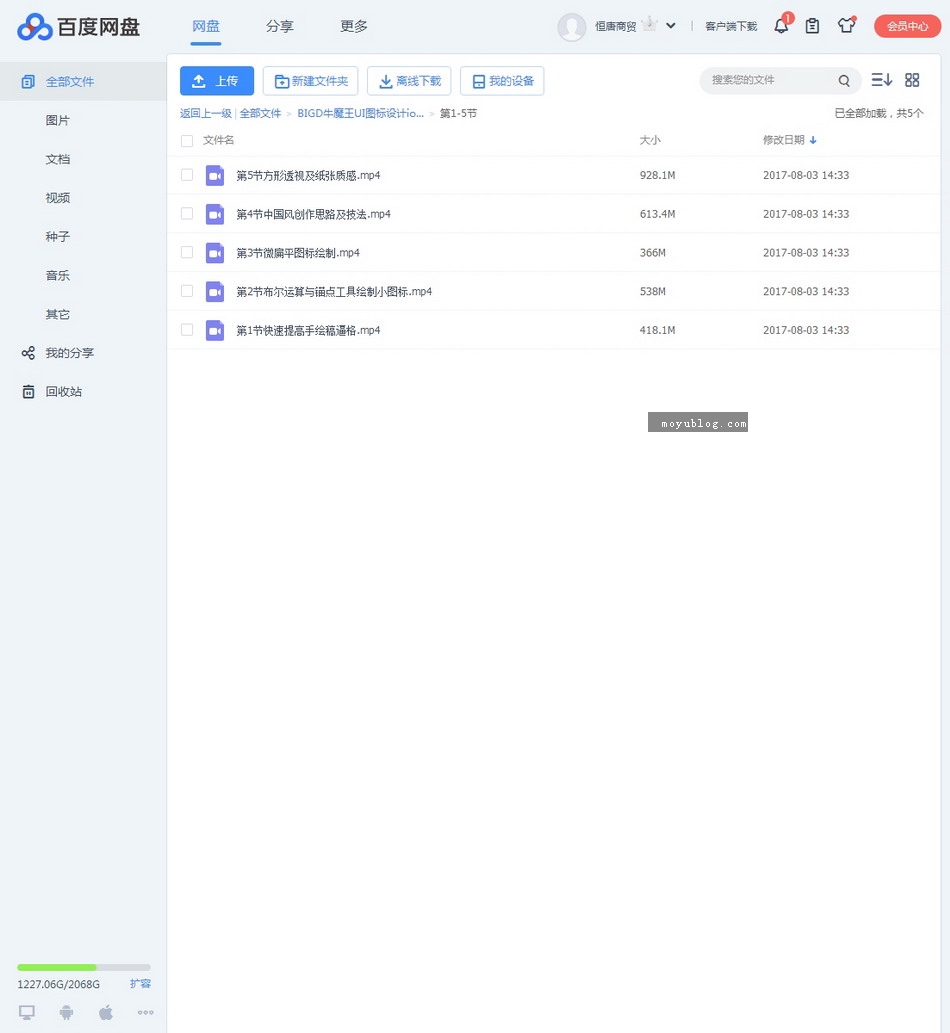 BIGD牛魔王UI图标设计，全套高清iocn主题视频教程，专业引领设计新风尚