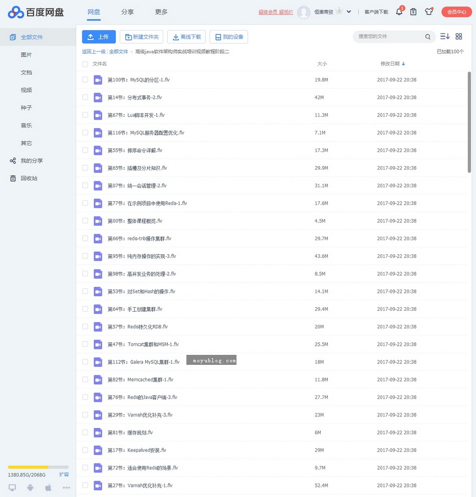 高级JAVA软件架构师，实战培训系列视频完整版【阶段二】深度解析与技能提升