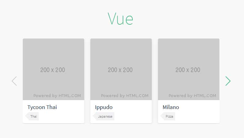 vue单排卡片滚动切换代码