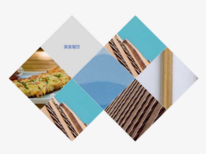 css3翻转的图片对角布局
