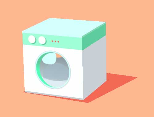 CSS3打造的滚筒洗衣机动画特效精彩实例