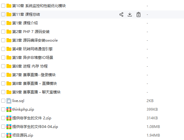 Swoole高并发直播+聊天室开发实战教程