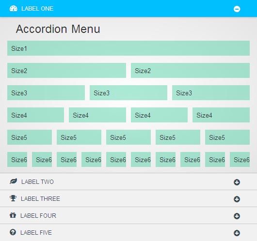 jQuery+CSS3竖直动画手风琴滑动菜单（IE6/7除外）