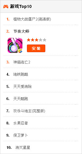 jQuery游戏下载榜，鼠标悬停展开详情，一键获取精选内容