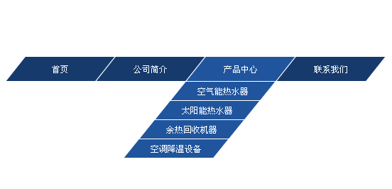 jQuery菱形导航菜单，悬停下拉代码指南