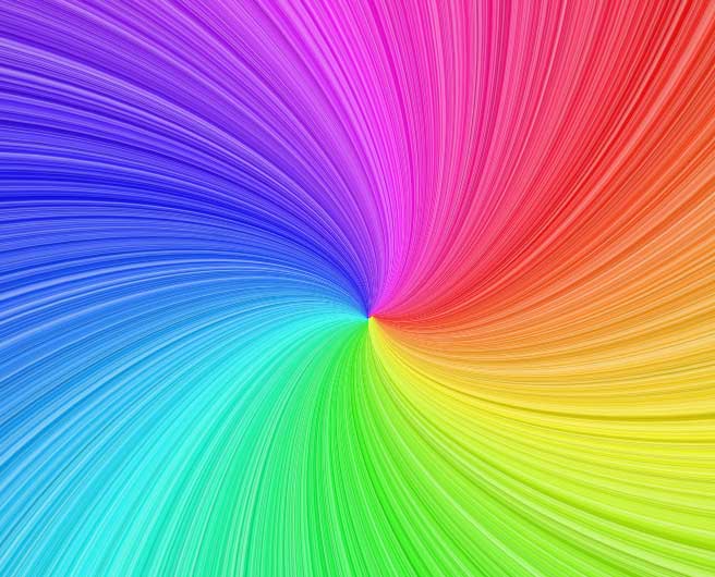 Canvas彩虹漩涡背景特效，炫酷HTML5实现实例