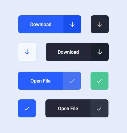 CSS3动画按钮，UI交互特效下载与实例