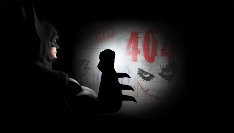 404页面，暗黑风格创意模板，单页设计代码