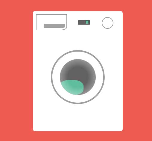 css3滚筒洗衣机动画特效