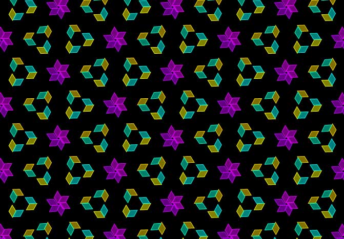 碎花图案矩阵ui动画特效