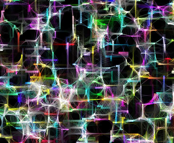 炫彩粒子漫步，Canvas特效呈现HTML5精彩实例