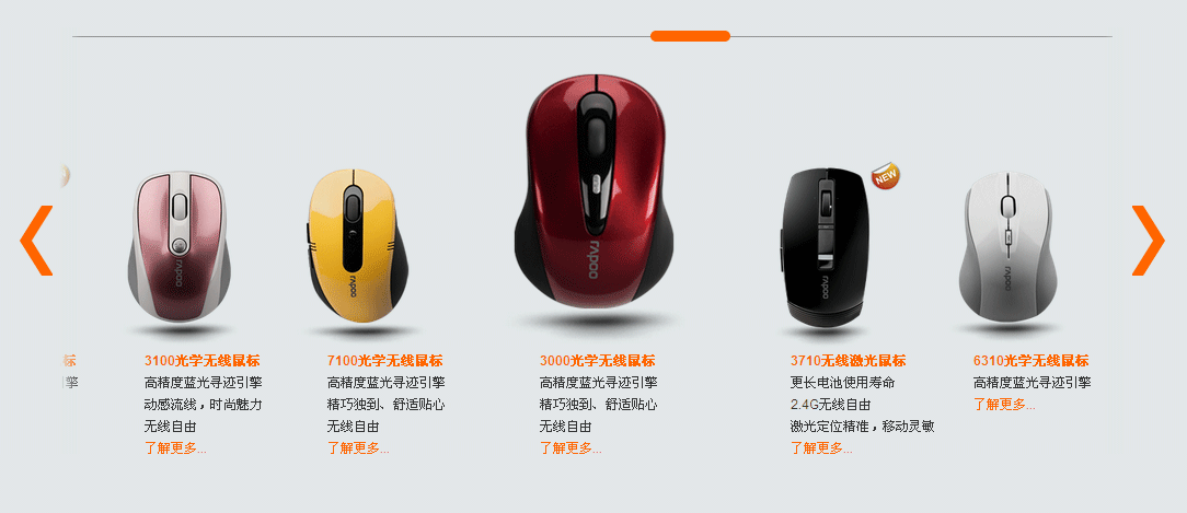JS实现图片点击放大缩小及水平滚动展示功能代码