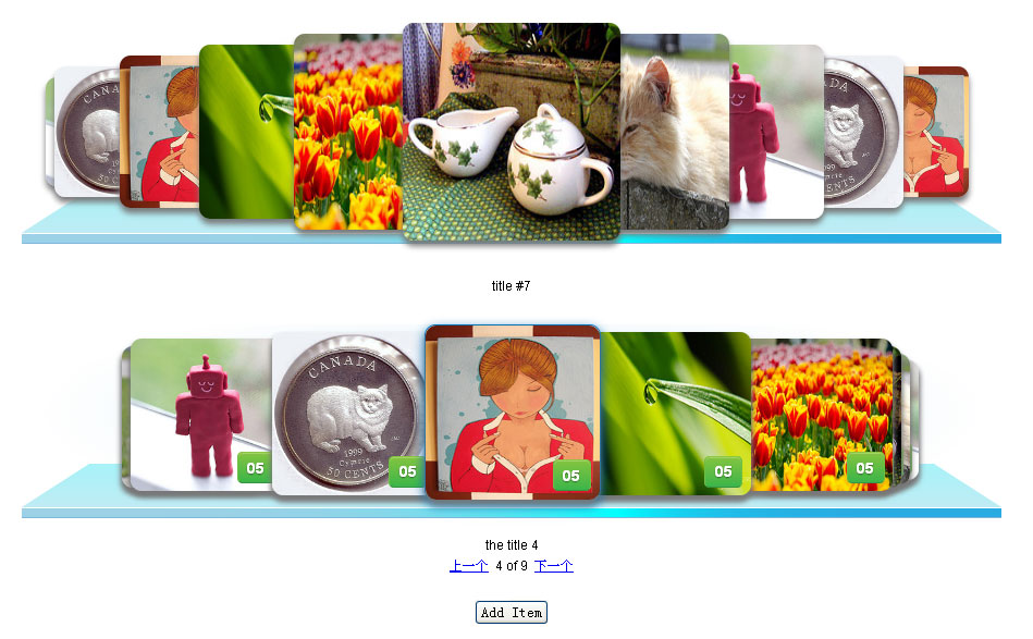 jQuery overScroll插件产品图片叠加旋转动画展示