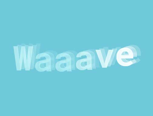 惊艳呈现，CSS3打造的3D波浪文字动画特效实例