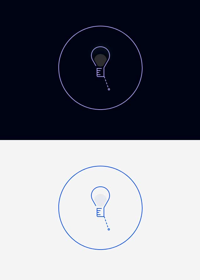 灯泡切换按钮ui交互特效
