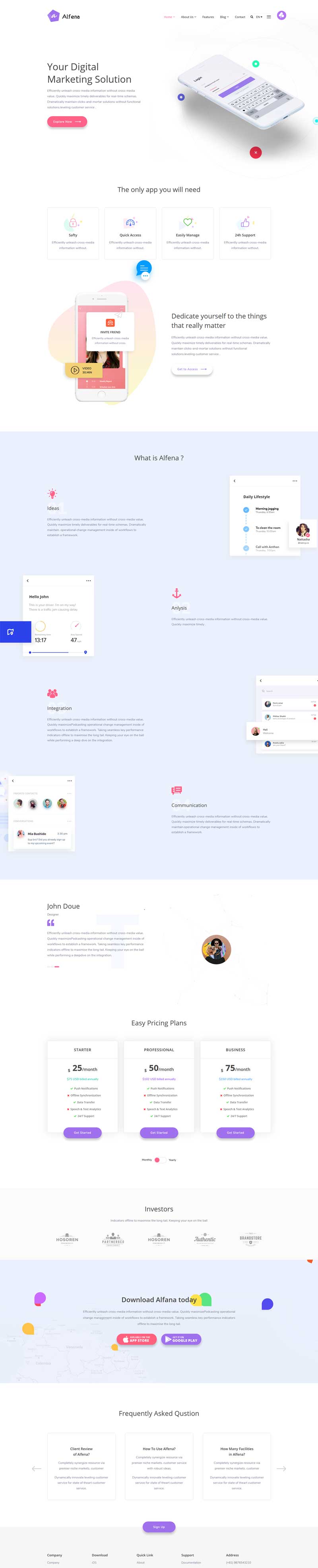 WebApp软件开发: 专业企业官网与网站模板定制
