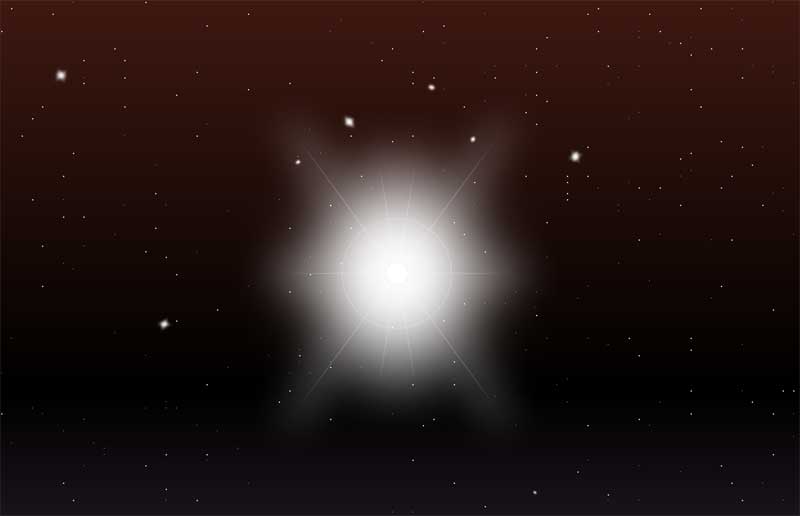HTML5 CSS3梦幻星光背景动画，光晕特效实例展示