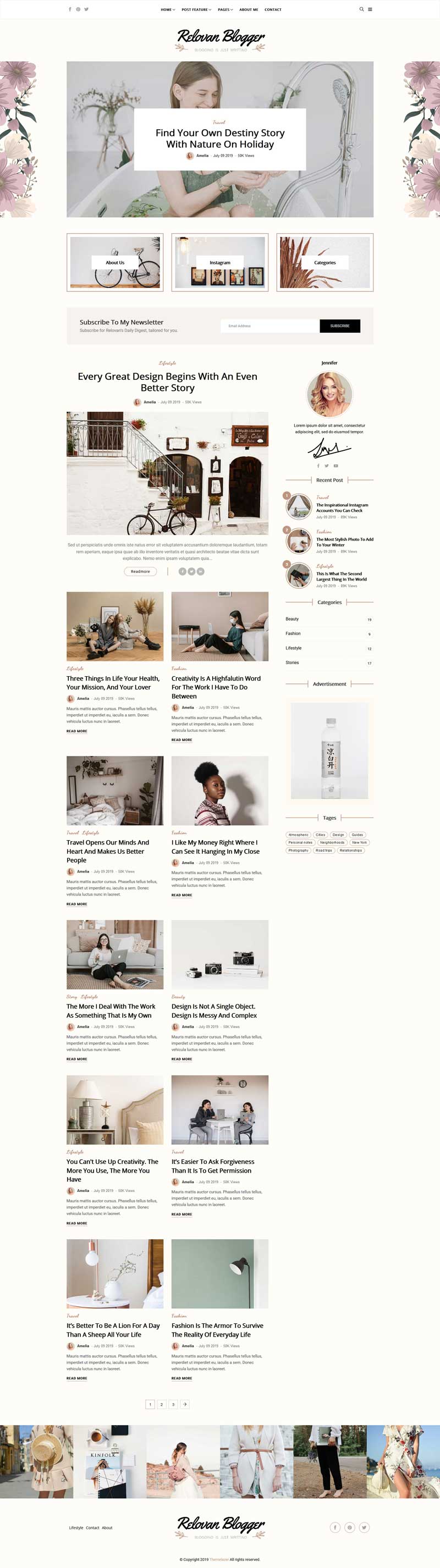 个人生活时光机，精美相册博客，HTML5模板任选
