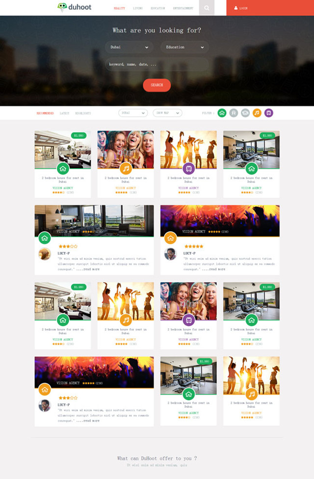 Bootstrap商务响应式网站模板，简洁整站下载