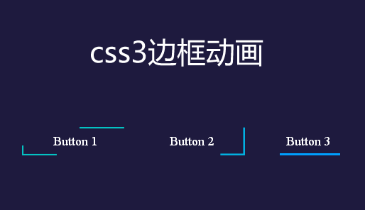 CSS3 SVG鼠标悬停按钮边框线条动画特效实例