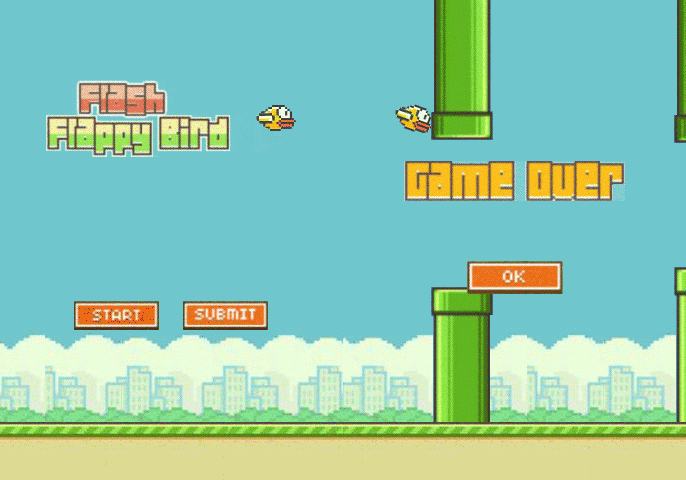 HTML5 Flappy Bird游戏源码，免费下载与实例展示
