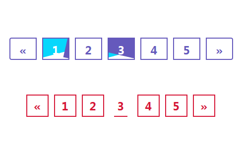 CSS3悬停分页特效，精彩动画展示实例