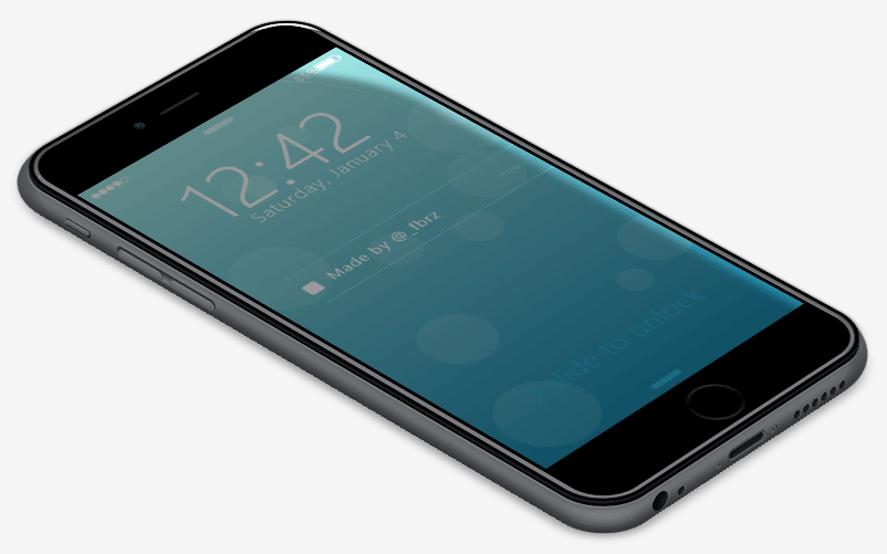 纯CSS3绘制，3D iPhone 6待机界面动画特效实例展示