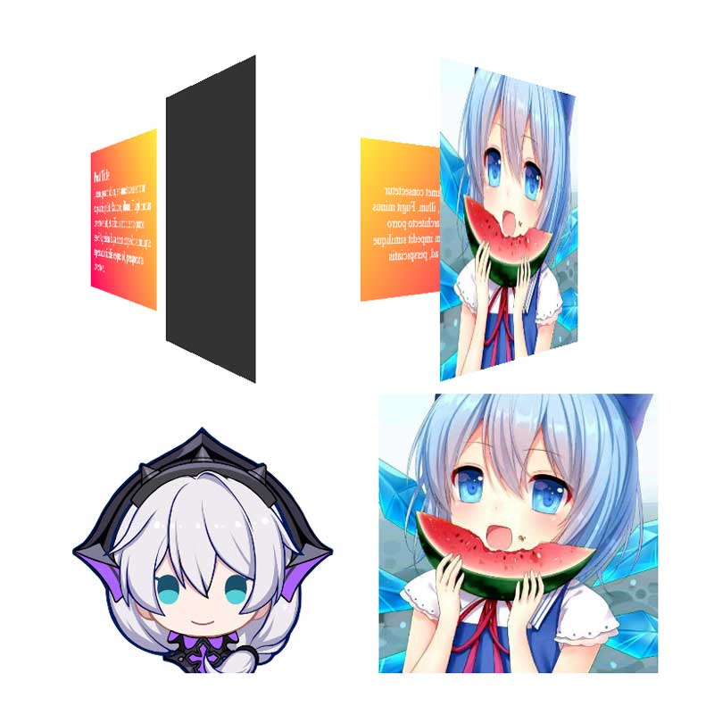 3D翻页特效CSS3实例，精美图文卡片展示