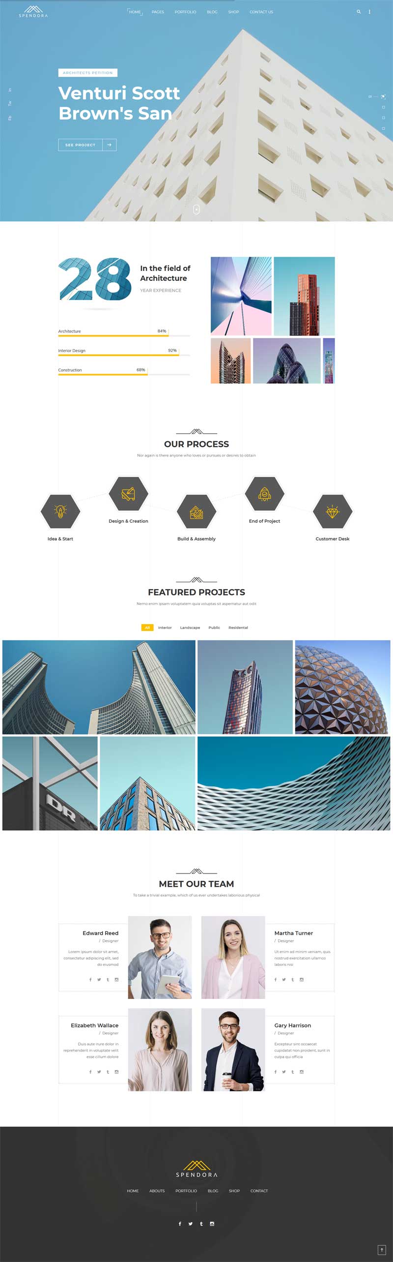 Bootstrap房产建筑设计公司专业网站模板