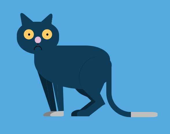 猫咪萌趣UI动画，CSS3特效精彩实例