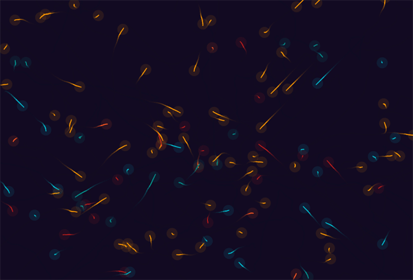 HTML5 Canvas: 惊艳的海底鱼群游动特效实例