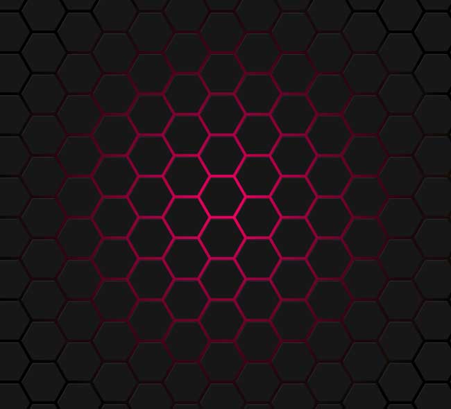 html5 canvas霓虹灯蜂巢动画特效