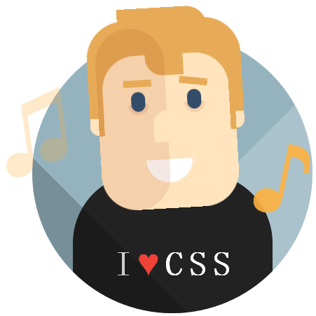 纯CSS3实现漫画人物摇头唱歌动画，代码示例