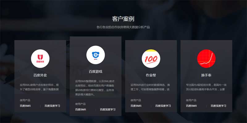 css3大气的企业案例图文布局代码