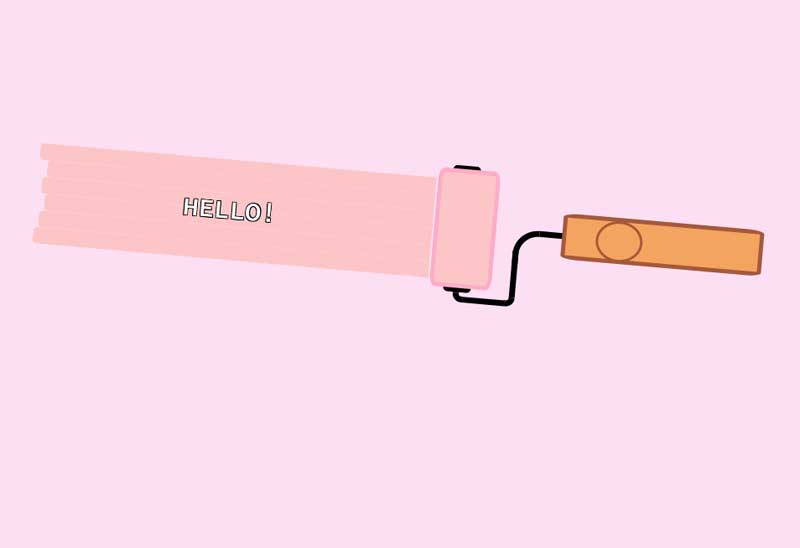 创意油漆辊交互动画，惊艳CSS3特效实例展示
