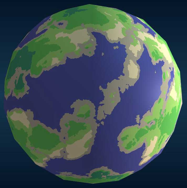 HTML5 Canvas 3D地球旋转动画，精美特效实例展示