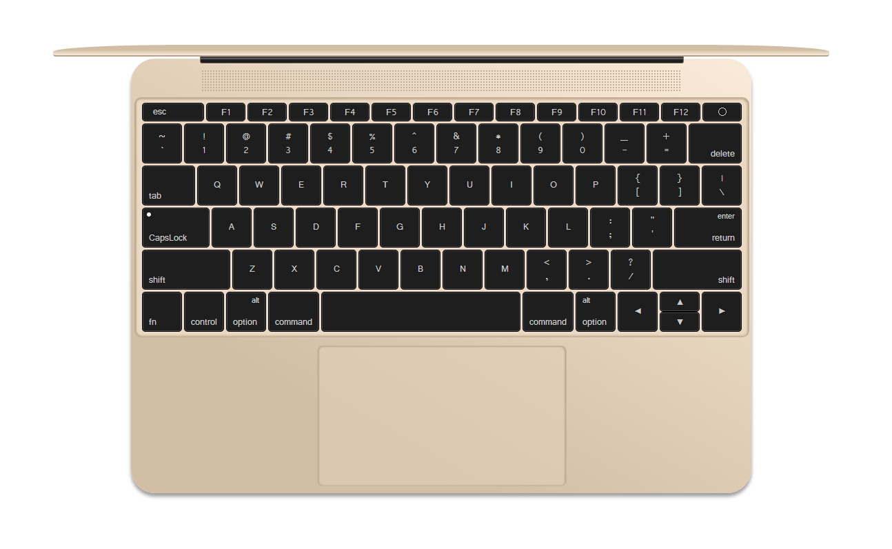 CSS3绘图制作MacBook苹果笔记本样式代码