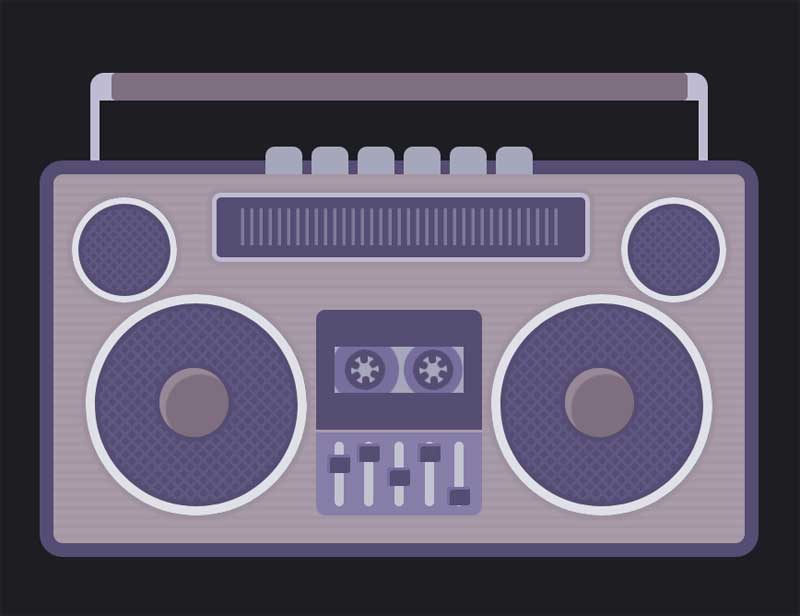 卡通录音机磁带转动特效，精彩CSS3实例展示