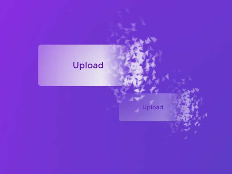 HTML5炫酷按钮粒子动画特效，精彩实例展示
