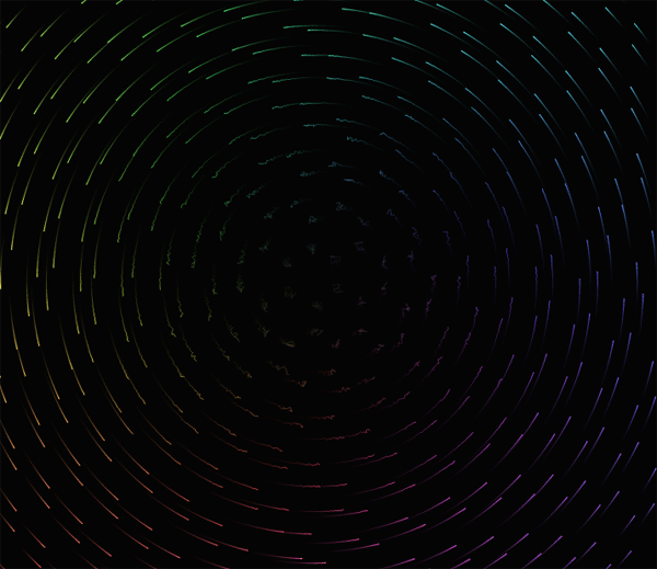 HTML5 Canvas黑洞扭曲动画，惊艳特效实例展示