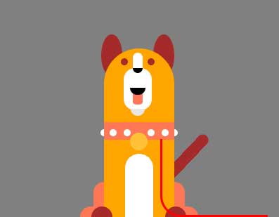 卡通小黄狗CSS3动画特效精彩实例