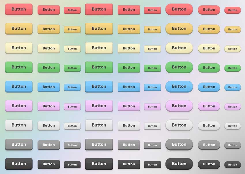 常用的css3 button彩色按钮样式代码