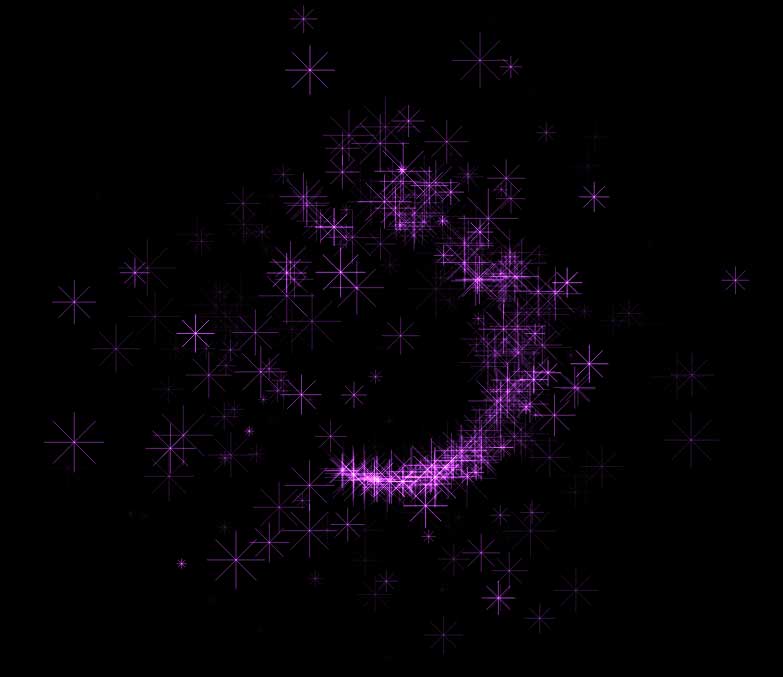 璀璨星光全屏动画，惊艳HTML5特效实例