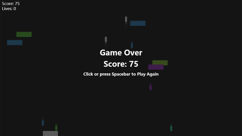 HTML5 Canvas砖块射击小游戏，实战代码示例