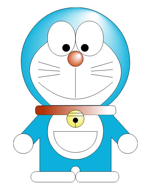 HTML5 Canvas绘制哆啦A梦机器猫图形代码实例