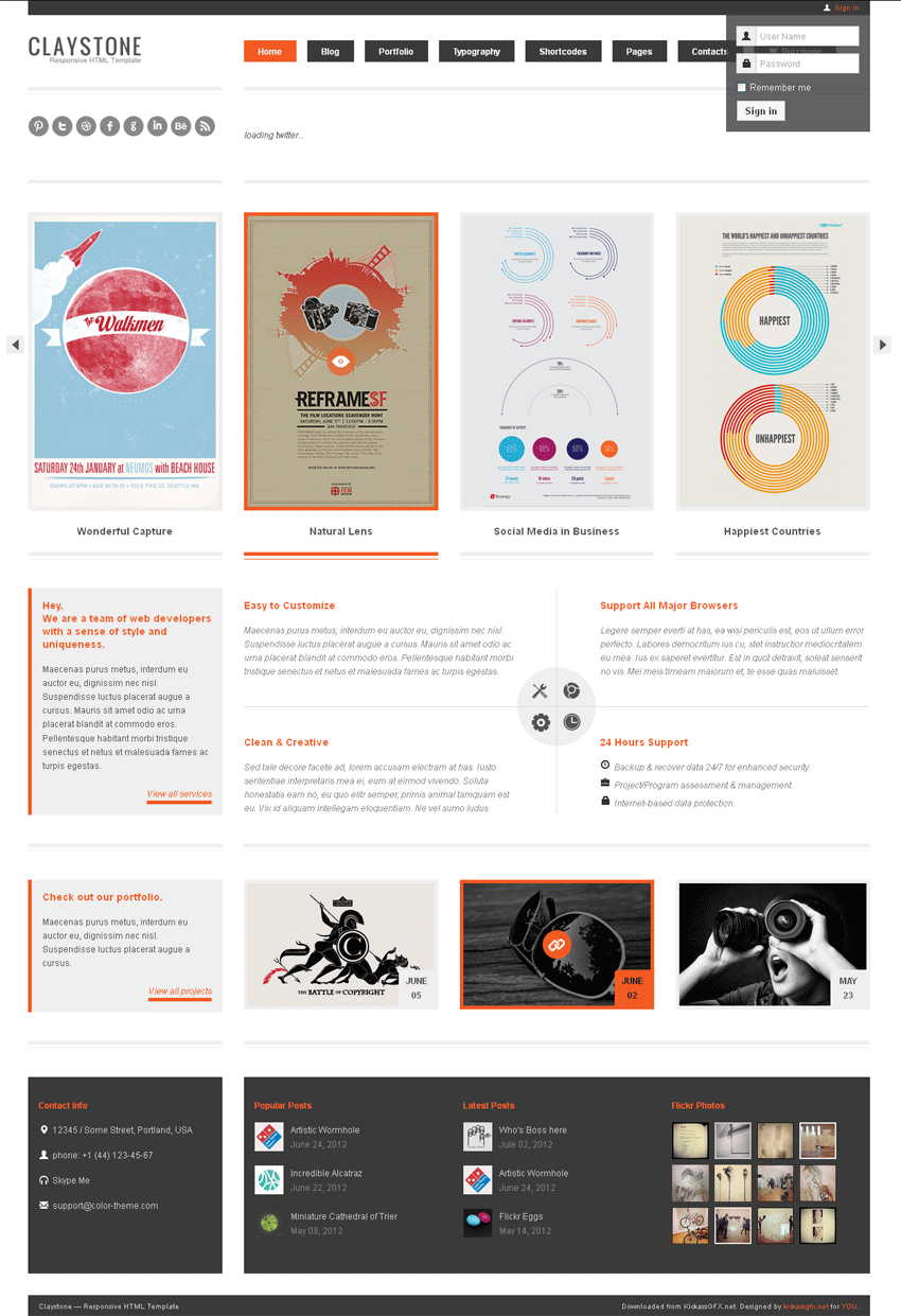 【全新上线】免费下载HTML5+CSS3设计师专属个人博客模板，轻松打造个性化网站！