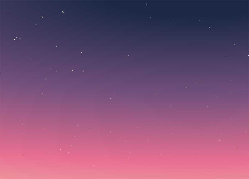 jQuery css3星云密布背景动画特效